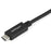 StarTech.com 3.3 ft / 1 m USB-C to DVI Cable - USB Type-C Video Adapter Cable - 1920 x 1200 - Black - 1 m DVI/USB Video/Data Transfer Cable for Projector, Workstation, MacBook, TV - First End: 1 x 25-pin DVI-D Digital Video - Male - Second End: 1 x 24-pin IM3389650