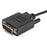 StarTech.com 3.3 ft / 1 m USB-C to DVI Cable - USB Type-C Video Adapter Cable - 1920 x 1200 - Black - 1 m DVI/USB Video/Data Transfer Cable for Projector, Workstation, MacBook, TV - First End: 1 x 25-pin DVI-D Digital Video - Male - Second End: 1 x 24-pin IM3389650
