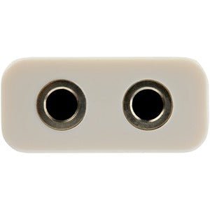 StarTech.com 3.5mm 4 Position to 2x 3 Position 3.5mm Headset Splitter Adapter M/F - White - 15.24 cm Mini-phone Audio Cable for Audio Device, Speaker, Headphone, Headset, Microphone, Notebook, iPod, iPhone, Ultrabook - First End: 1 x Mini-phone Stereo Aud IM2536925