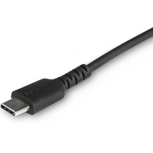 StarTech.com 3 foot/1m Durable Black USB-C to Lightning Cable, Rugged Heavy Duty Charging/Sync Cable for Apple iPhone/iPad MFi Certified - 1 m Lightning/USB-C Data Transfer Cable for iPad, iPhone, iPad Air, iPad mini - First End: 1 x 24-pin USB 2.0 Type C IM4643988