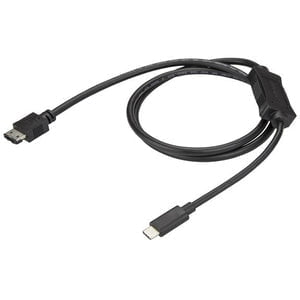 StarTech.com 3 ft 1m USB C to eSATA Cable - For External Storage Devices with HDD / SSD / ODD - USB 3.0 to eSATA Cable (5Gbps) - USB Type C to eSATA - 1 Pack - 1 x 7-pin eSATA - Male - 1 x 24-pin USB 3.0 Type C - Male - Black IM4292764