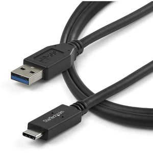 StarTech.com 3 ft 1m USB to USB C Cable - USB 3.1 (10Gpbs) - USB-IF Certified - USB A to USB C Cable - USB 3.1 Type C Cable - Provide high-quality connections - USB-IF certified 1m USB to USB C Cable - 3ft USB A to USB C Cable - 3 ft USB 3.2 Cable - 3' US IM2965459