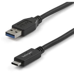 StarTech.com 3 ft 1m USB to USB C Cable - USB 3.1 (10Gpbs) - USB-IF Certified - USB A to USB C Cable - USB 3.1 Type C Cable - Provide high-quality connections - USB-IF certified 1m USB to USB C Cable - 3ft USB A to USB C Cable - 3 ft USB 3.2 Cable - 3' US IM2965459