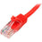 StarTech.com 3 m Red Cat5e Snagless RJ45 UTP Patch Cable - 3m Patch Cord - 3 m Category 5e Network Cable for Network Device, Hub - First End: 1 x RJ-45 Network - Male - Second End: 1 x RJ-45 Network - Male - Patch Cable - Gold Plated Contact - CM - 24 AWG IM2875729