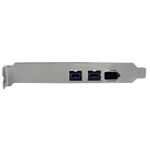 StarTech.com 3 Port 2b 1a 1394 PCI Express FireWire Card Adapter - PCI Express 1.1 x1 - Plug-in Card - 3 Firewire Port(s) - 1 Firewire 400 Port(s) - 2 Firewire 800 Port(s) - PC, Mac, Linux - TAA Compliant IM1595346