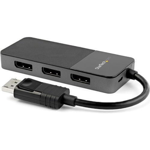 StarTech.com 3-Port DisplayPort 1.4 Splitter, DisplayPort to 3x DP Multi-Monitor Adapter, Triple 4K Computer MST Hub, Windows Only - 3-port DisplayPort multi-monitor adapter drives 2x 4K 30Hz + 1x 4K 60Hz DP displays to extend or mirror your desktop; DP 1 IM4705393