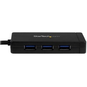 StarTech.com 3-port USB 3.0 Hub Plus GbE - USB Type C - External - 3 USB Port(s) - 1 Network (RJ-45) Port(s) - 3 USB 3.0 Port(s) - PC, Mac - TAA Compliant IM3302353