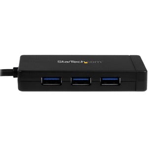 StarTech.com 3-port USB 3.0 Hub Plus GbE - USB Type C - External - 3 USB Port(s) - 1 Network (RJ-45) Port(s) - 3 USB 3.0 Port(s) - PC, Mac - TAA Compliant IM3302353
