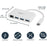 StarTech.com 3-Port USB-C Hub with Gigabit Ethernet - USB-C to 3x USB-A - USB 3.0 Hub - White - USB 3.0 Type C - External - 3 USB Port(s) - 1 Network (RJ-45) Port(s) - 3 USB 3.0 Port(s) - UASP Support - PC, Mac, Linux IM3521282