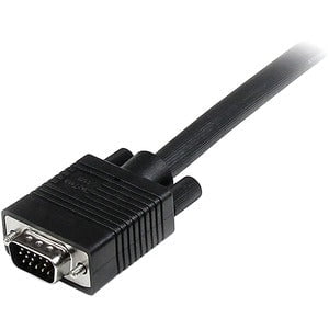 StarTech.com 30m Coax High Resolution Monitor VGA Video Cable - HD15 M/M - HD15 to HD15 Cable - VGA Monitor Cable - 30 m VGA Video Cable for Video Device, Monitor - First End: 1 x 15-pin HD-15 - Male - Second End: 1 x 15-pin HD-15 - Male - Shielding - Bla IM2061240