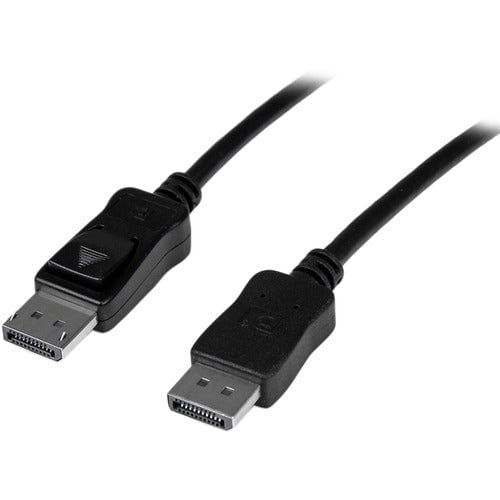 StarTech.com 32ft (10m) Active DisplayPort Cable, 4K UHD DisplayPort Cable, Long DP Cable/Cord for Projector/Monitor, w/ Latches - Active 10m/32.8ft DisplayPort v1.1a cable supports 4K (3840 x 2160 at 30Hz)/10.8 Gbps bandwidth/HBR/MST - In-built video amp IM2573968