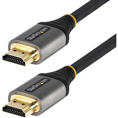 StarTech.com 3ft (1m) Premium Certified HDMI 2.0 Cable, High Speed Ultra HD 4K 60Hz HDMI Cable with Ethernet, HDR10, UHD HDMI Monitor Cord - 3.3 feet (1m) Premium Certified High Speed HDMI cable with Ethernet - Ultra HD HDMI 2.0 cable supports 18Gbps; 4K IM5323333