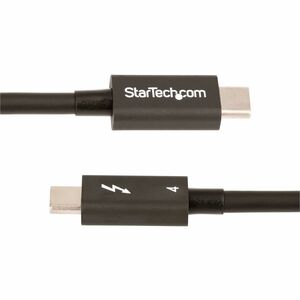 StarTech.com 3ft (1m) Thunderbolt 4 Cable, 40Gbps, 100W PD, 4K/8K Video, Intel-Certified, Compatible w/Thunderbolt 3/USB 3.2/DisplayPort - 3.3ft (1m) Thunderbolt 4 cable supports 40 Gbps 8K 60Hz and 100W Charging; Compatible w/ USB4/USB-C and Thunderbo... IM5930789