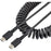 StarTech.com 3ft (1m) USB C Charging Cable, Coiled Heavy Duty Fast Charge & Sync USB-C Cable, High Quality USB 2.0 Type-C Cable, Black - 1 m USB-C Data Transfer Cable for Mobile Device, iPad Pro, iPad mini - First End: 1 x 24-pin USB 2.0 Type C - Male - S IM5505636