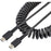 StarTech.com 3ft (1m) USB C Charging Cable, Coiled Heavy Duty Fast Charge & Sync USB-C Cable, High Quality USB 2.0 Type-C Cable, Black - 1 m USB-C Data Transfer Cable for Mobile Device, iPad Pro, iPad mini - First End: 1 x 24-pin USB 2.0 Type C - Male - S IM5505636