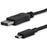 StarTech.com 3ft/1m USB C to DisplayPort 1.2 Cable 4K 60Hz - USB Type-C to DP Video Adapter Monitor Cable HBR2 - TB3 Compatible - Black - 1 m DisplayPort/Thunderbolt 3 A/V Cable for Audio/Video Device, Monitor, Projector, MacBook, MacBook Pro, iPad Pro - IM3285175