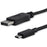 StarTech.com 3ft/1m USB C to DisplayPort 1.2 Cable 4K 60Hz - USB Type-C to DP Video Adapter Monitor Cable HBR2 - TB3 Compatible - Black - 1 m DisplayPort/Thunderbolt 3 A/V Cable for Audio/Video Device, Monitor, Projector, MacBook, MacBook Pro, iPad Pro - IM3285175