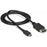 StarTech.com 3ft/1m USB C to DisplayPort 1.2 Cable 4K 60Hz - USB Type-C to DP Video Adapter Monitor Cable HBR2 - TB3 Compatible - Black - 1 m DisplayPort/Thunderbolt 3 A/V Cable for Audio/Video Device, Monitor, Projector, MacBook, MacBook Pro, iPad Pro - IM3285175