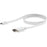 StarTech.com 3ft/1m USB C to DisplayPort 1.2 Cable 4K 60Hz - USB Type-C to DP Video Adapter Monitor Cable HBR2 - TB3 Compatible - White - 1 m DisplayPort/Thunderbolt 3 Video Cable for Audio/Video Device, Monitor, Workstation, Projector, MacBook, Ultrabook IM3962947