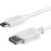 StarTech.com 3ft/1m USB C to DisplayPort 1.2 Cable 4K 60Hz - USB Type-C to DP Video Adapter Monitor Cable HBR2 - TB3 Compatible - White - 1 m DisplayPort/Thunderbolt 3 Video Cable for Audio/Video Device, Monitor, Workstation, Projector, MacBook, Ultrabook IM3962947