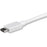 StarTech.com 3ft/1m USB C to DisplayPort 1.2 Cable 4K 60Hz - USB Type-C to DP Video Adapter Monitor Cable HBR2 - TB3 Compatible - White - 1 m DisplayPort/Thunderbolt 3 Video Cable for Audio/Video Device, Monitor, Workstation, Projector, MacBook, Ultrabook IM3962947