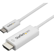 StarTech.com 3ft (1m) USB C to HDMI Cable - 4K 60Hz USB Type C DP Alt Mode to HDMI 2.0 Video Display Adapter Cable - Works w/Thunderbolt 3 - 1 m HDMI/USB A/V Cable for Chromebook, Projector, MacBook, Workstation, TV, MacBook Pro, iPad Pro - First End: 1 x IM4085813
