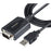 StarTech.com 3ft (1m) USB to Serial Cable with COM Port Retention, DB9 Male RS232 to USB Converter, USB to Serial Adapter, Prolific IC - 1 Pack - 1 x 9-pin DB-9 RS-232 Serial - Male - 1 x 4-pin USB 2.0 Type A - Male IM5509330