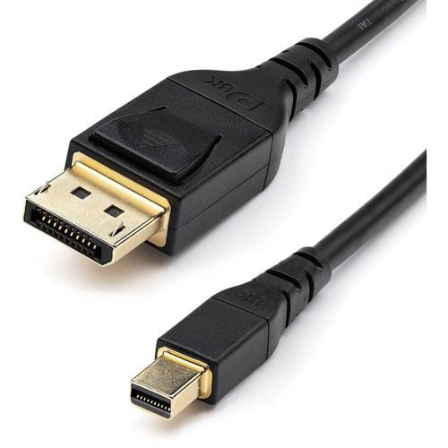 StarTech.com 3ft 1m VESA Certified Mini DisplayPort to DisplayPort 1.4 Cable, 8K 60Hz HBR3 HDR, Super UHD 4K 120Hz, mDP to DP Slim Cord - 1 m DisplayPort/Mini DisplayPort A/V Cable for Audio/Video Device, Notebook, Workstation, TV, Projector, MAC - First IM5243679