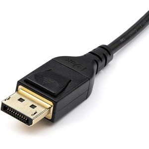 StarTech.com 3ft 1m VESA Certified Mini DisplayPort to DisplayPort 1.4 Cable, 8K 60Hz HBR3 HDR, Super UHD 4K 120Hz, mDP to DP Slim Cord - 1 m DisplayPort/Mini DisplayPort A/V Cable for Audio/Video Device, Notebook, Workstation, TV, Projector, MAC - First IM5243679