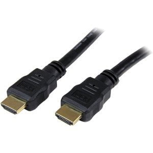 StarTech.com 3ft/91cm HDMI Cable, 4K High Speed HDMI Cable with Ethernet, Ultra HD 4K 30Hz Video, HDMI 1.4 Cable, HDMI Monitor Cord, Black - 91.44 cm HDMI A/V Cable for Blu-ray Player, HDTV, DVD Player, Stereo Receiver, Projector, TV - First End: 1 x 19-p IM3440549