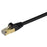 StarTech.com 3ft CAT6a Ethernet Cable - 10 Gigabit Category 6a Shielded Snagless 100W PoE Patch Cord - 10GbE Black UL Certified Wiring/TIA - 91.44 cm Category 6a Network Cable for Network Device, Hub, Switch, Patch Panel - First End: 1 x RJ-45 Network - M IM3119989