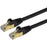 StarTech.com 3ft CAT6a Ethernet Cable - 10 Gigabit Category 6a Shielded Snagless 100W PoE Patch Cord - 10GbE Black UL Certified Wiring/TIA - 91.44 cm Category 6a Network Cable for Network Device, Hub, Switch, Patch Panel - First End: 1 x RJ-45 Network - M IM3119989