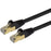 StarTech.com 3ft CAT6a Ethernet Cable - 10 Gigabit Category 6a Shielded Snagless 100W PoE Patch Cord - 10GbE Black UL Certified Wiring/TIA - 91.44 cm Category 6a Network Cable for Network Device, Hub, Switch, Patch Panel - First End: 1 x RJ-45 Network - M IM3119989