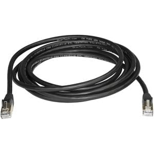 StarTech.com 3m CAT6a Ethernet Cable - 10 Gigabit Category 6a Shielded Snagless 100W PoE Patch Cord - 10GbE Black UL Certified Wiring/TIA - 3 m Category 6a Network Cable for PoE-enabled Device, Computer, Hub, Router, Patch Panel - First End: 1 x RJ-45 Net IM3683413