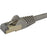 StarTech.com 3m CAT6a Ethernet Cable - 10 Gigabit Category 6a Shielded Snagless 100W PoE Patch Cord - 10GbE Grey UL Certified Wiring/TIA - 3 m Category 6a Network Cable for PoE-enabled Device, Computer, Hub, Router, Patch Panel - First End: 1 x RJ-45 Netw IM3683415