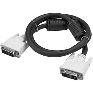 StarTech.com 3m DVI-D Dual Link Cable - M/M - 3 m DVI Video Cable for Video Device - First End: 1 x 25-pin DVI-D (Dual-Link) Digital Video - Male - Second End: 1 x 25-pin DVI-D (Dual-Link) Digital Video - Male - Supports up to 2560 x 1600 - Shielding - Ni IM1822406