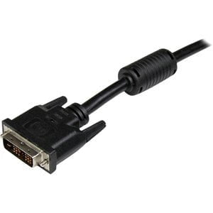 StarTech.com 3m DVI-D Single Link Cable - M/M DVI-D Monitor Cable - DVI-D 1920x1200 Cable - Video Monitor Cable M/M - Black 3 meter - 3 m DVI Video Cable for Video Device, Projector - First End: 1 x 19-pin DVI-D (Single-Link) Digital Video - Male - Second IM2709072