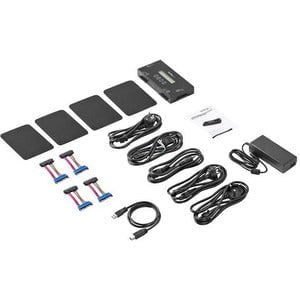 StarTech.com 4 Bay SSD/HDD Hard Drive Eraser, 2.5/3.5" SATA, Standalone Wiper, Disk Sanitizer, Hardware Wiper Erasing Tool, NIST/DOD/TAA - 4 bay standalone hard drive eraser/wiper - 2.5/3.5" SSD/HDD SATA drives - 9 modes (quick/secure/enhanced erase) - NI IM3731143