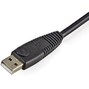 StarTech.com 4-in-1 USB DVI KVM Cable with Audio and Microphone - 1.83 m USB KVM Cable for KVM Switch, Keyboard/Mouse - First End: 1 x 29-pin DVI-I Digital Video - Male, 2 x 4-pin Mini-phone Audio - Male, 1 x 3-pin USB Type A - Female - Second End: 1 x 29 IM2902564