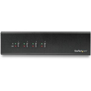 StarTech.com 4-Port Dual-Monitor Dual-Link DVI KVM Switch with USB 3.0 Hub - 4 Computer(s) - 1 Local User(s) - 2560 x 1600 - 8 x USB - 10 x DVI - Desktop - TAA Compliant IM4400779