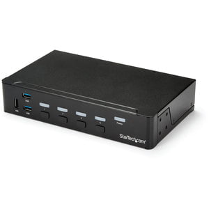 StarTech.com 4-Port HDMI KVM Switch - USB 3.0 - 1080p - 4 Computer(s) - 1 Local User(s) - 1920 x 1080 - 11 x USB - 5 x HDMI - Rack-mountable, Desktop - 1U - TAA Compliant IM3302466