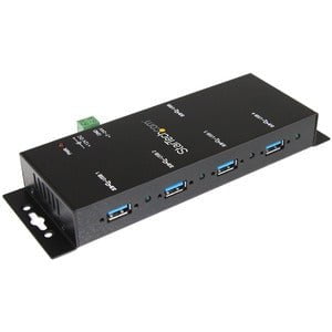 StarTech.com 4 Port Industrial USB 3.0 Hub - 5Gbps - Mountable - Rugged USB Hub - USB 3.0 Type B - External - 4 USB Port(s) - 4 USB 3.0 Port(s) - PC - TAA Compliant IM1618800