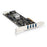 StarTech.com 4 Port PCIe USB Card - Add four USB 3.0 ports with four independent channels, LP/SATA power, and charging support to your PC through a PCI Express slot - 4 Port PCIe SuperSpeed USB 3.0 Card w/ 4 Dedicated 5Gbps Channels - UASP - SATA/LP4 - Qu IM2552329