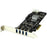 StarTech.com 4 Port PCIe USB Card - PCI Express x4 - Plug-in Card - 4 USB Port(s) - 4 USB 3.0 Port(s) - PC, Linux IM2552328