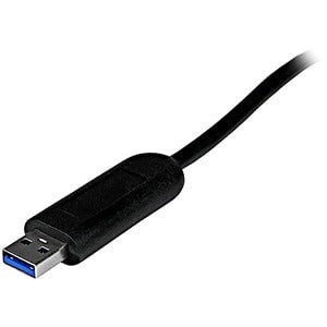StarTech.com 4 Port Portable SuperSpeed USB 3.0 Hub with Built-in Cable - 5Gbps - Add four external USB 3.0 ports to your notebook or Ultrabook™ with a slim, portable hub - Four Port External USB 3 Hub with Built-in Cable - 4Port Mini USB Hub - 4 Port USB IM2463152