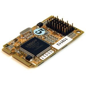 StarTech.com 4 Port RS232 Mini PCI Express Serial Card w/ 16650 UART - Mini PCI Express - 4 x DB-9 RS-232 - Serial - Full-length Plug-in Card - TAA Compliant IM1861255