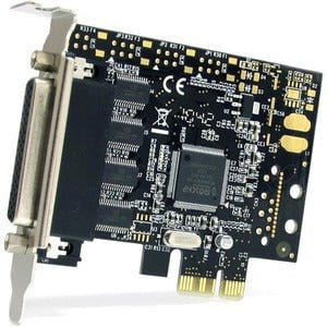 StarTech.com 4 Port RS232 PCI Express Serial Card w/ Breakout Cable - PCI Express x1 - 4 x DB-9 RS-232 - Serial, Via Cable - Plug-in Card - TAA Compliant IM1722040