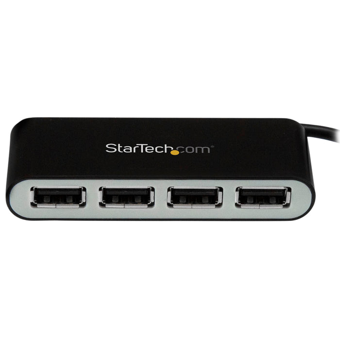 Startech.com 4 Port USB 2.0 Hub with Cable, Multi Port Mini Hub, Bus Powered DDST4200MINI2