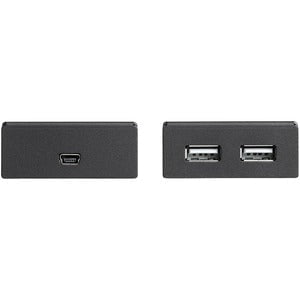 StarTech.com 4 Port USB 2.0-Over-Cat5-or-Cat6 Extender - up to 130ft (40m)~ - 4 x USB - 50.29 m Extended Range - Steel - Black IM2901890