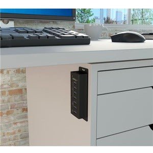 StarTech.com 4 Port USB 3.0 Hub plus 3 Dedicated USB Charging Ports (2 x 1A & 1 x 2A) - 5Gbps - Wall Mountable Metal Enclosure - USB - External - 7 USB Port(s) - 4 USB 3.0 Port(s) - PC, Mac IM2561435